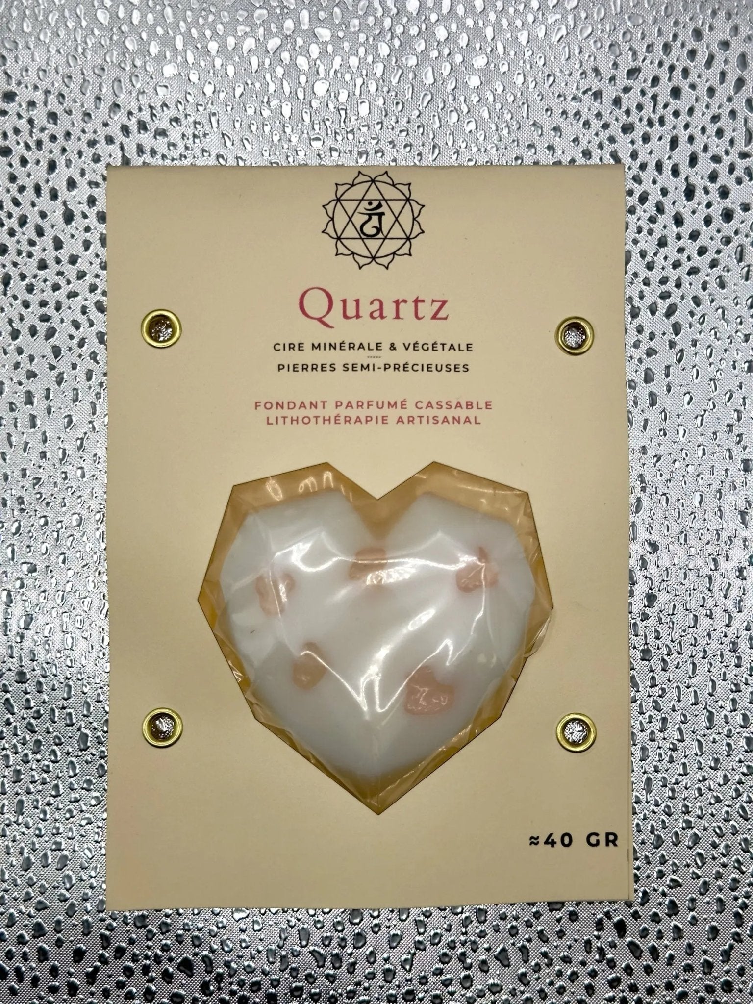 Fondant Lithothérapie - Quartz - 40 G - CocoBen's