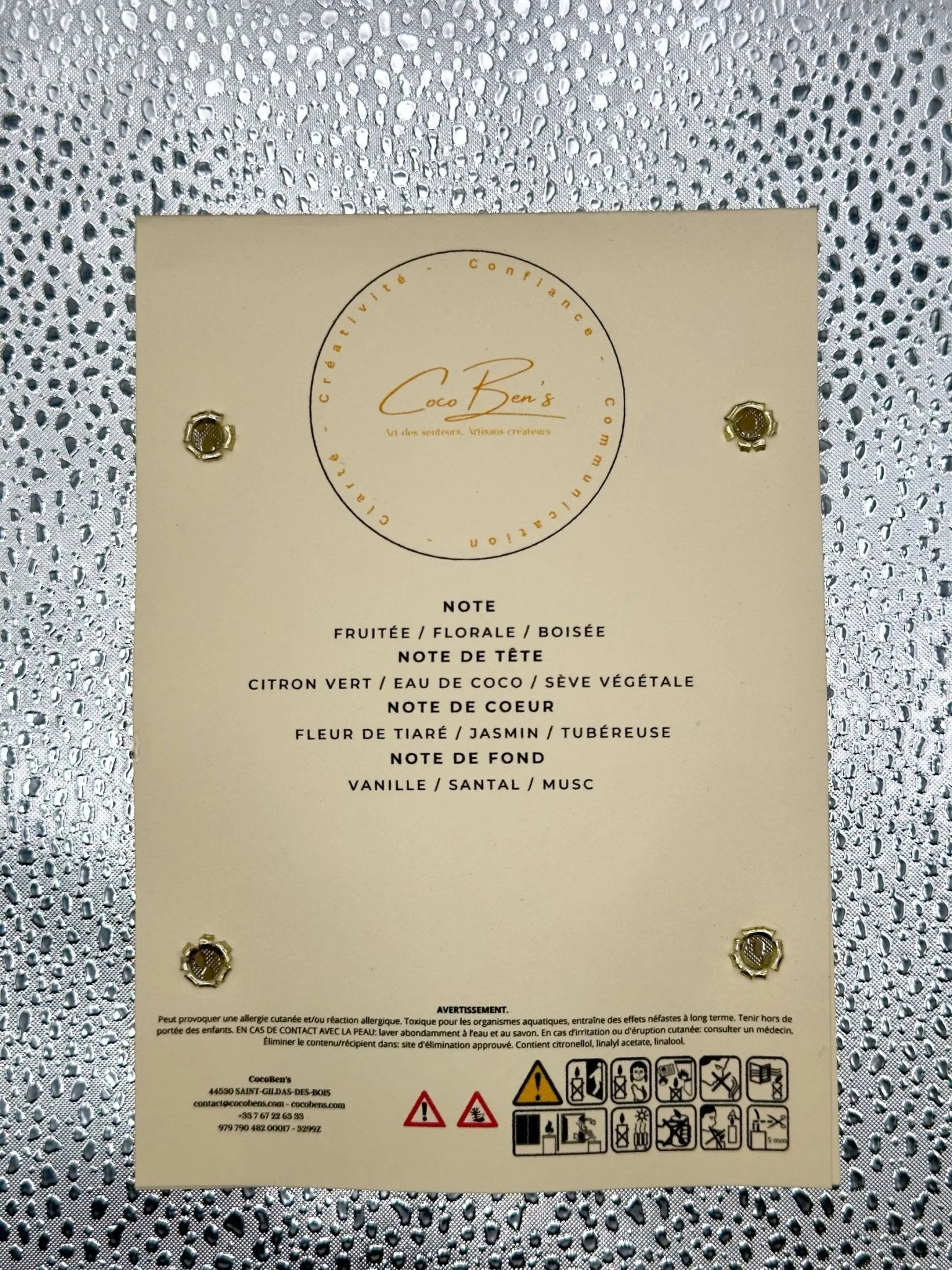 Fondant Lithothérapie - Topaze - 40 G - CocoBen's