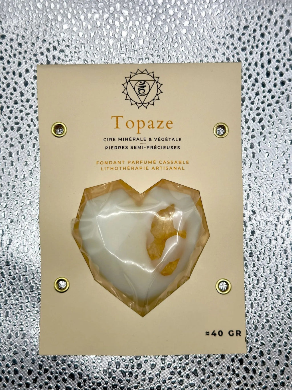 Fondant Lithothérapie - Topaze - 40 G - CocoBen's