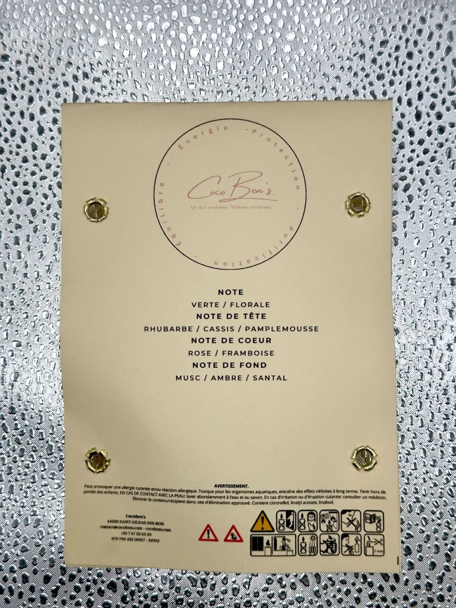 Fondant Lithothérapie - Tourmaline - 40 G - CocoBen's