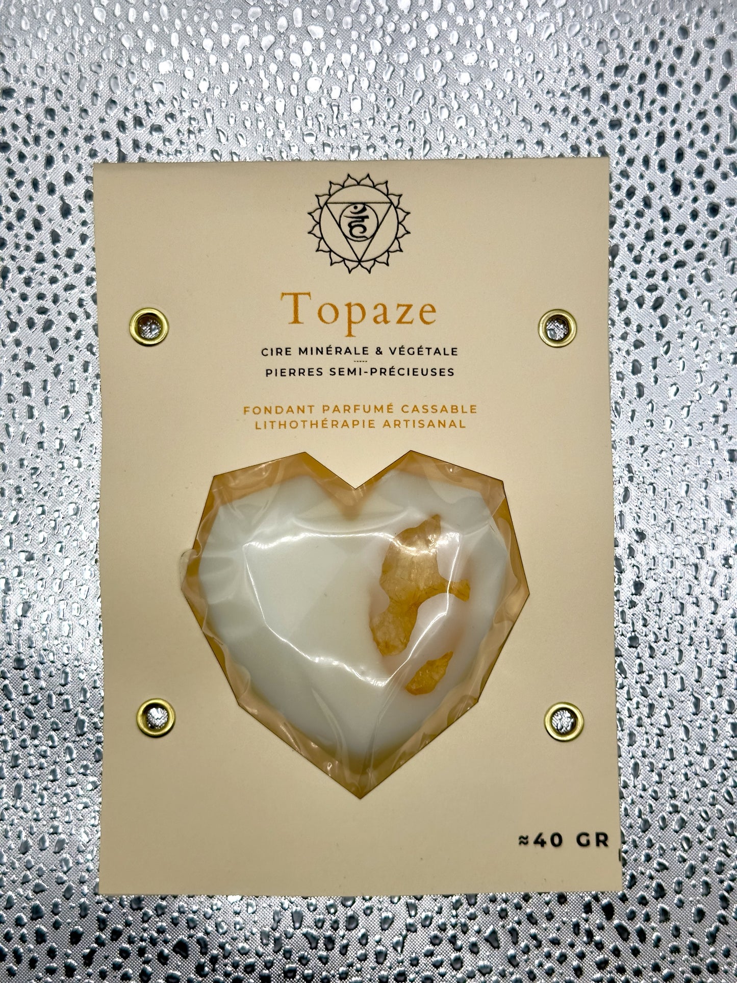 Fondant Lithothérapie - Topaze - 40 G