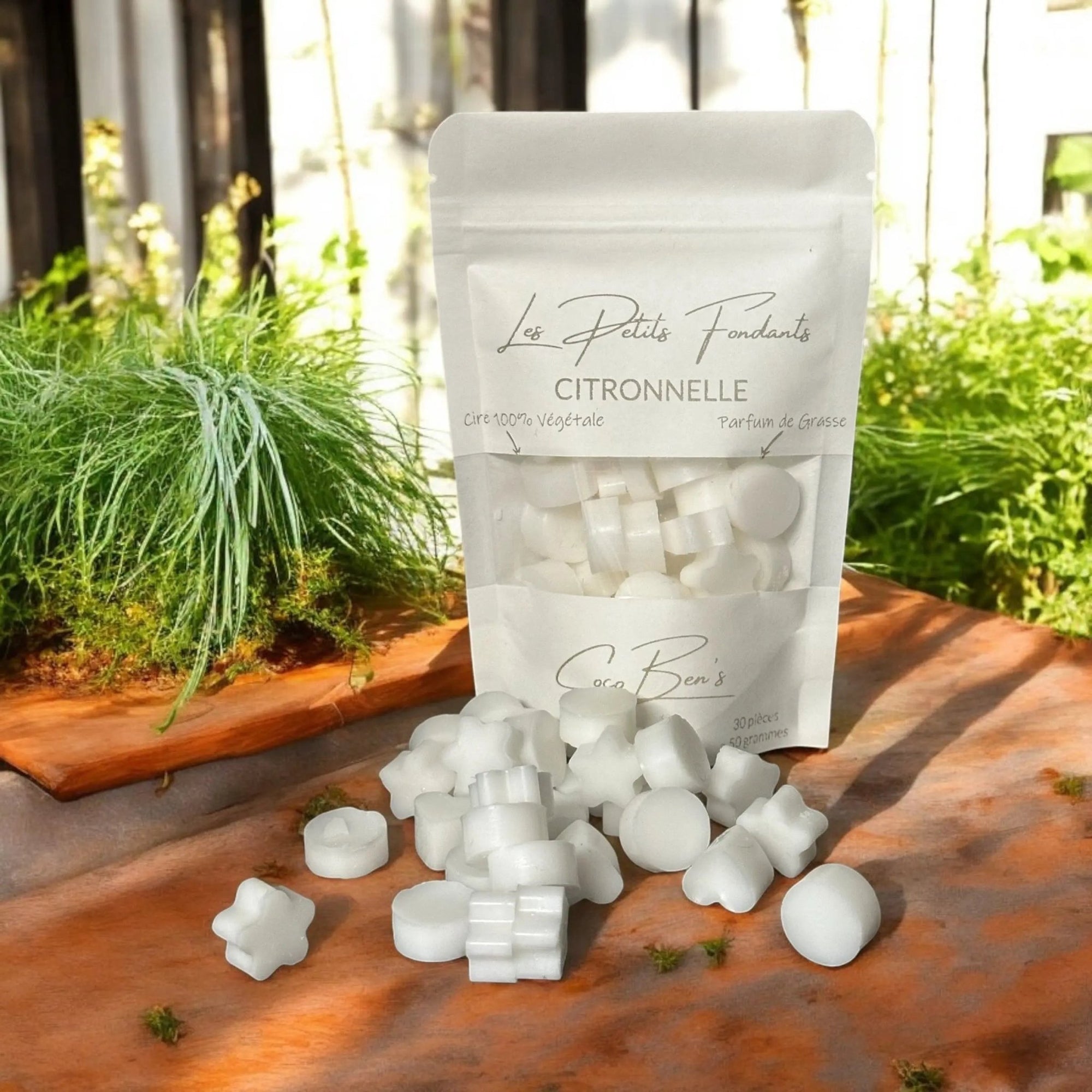 Fondants parfumés - Parfum de Grasse - Citronnelle - CocoBen's