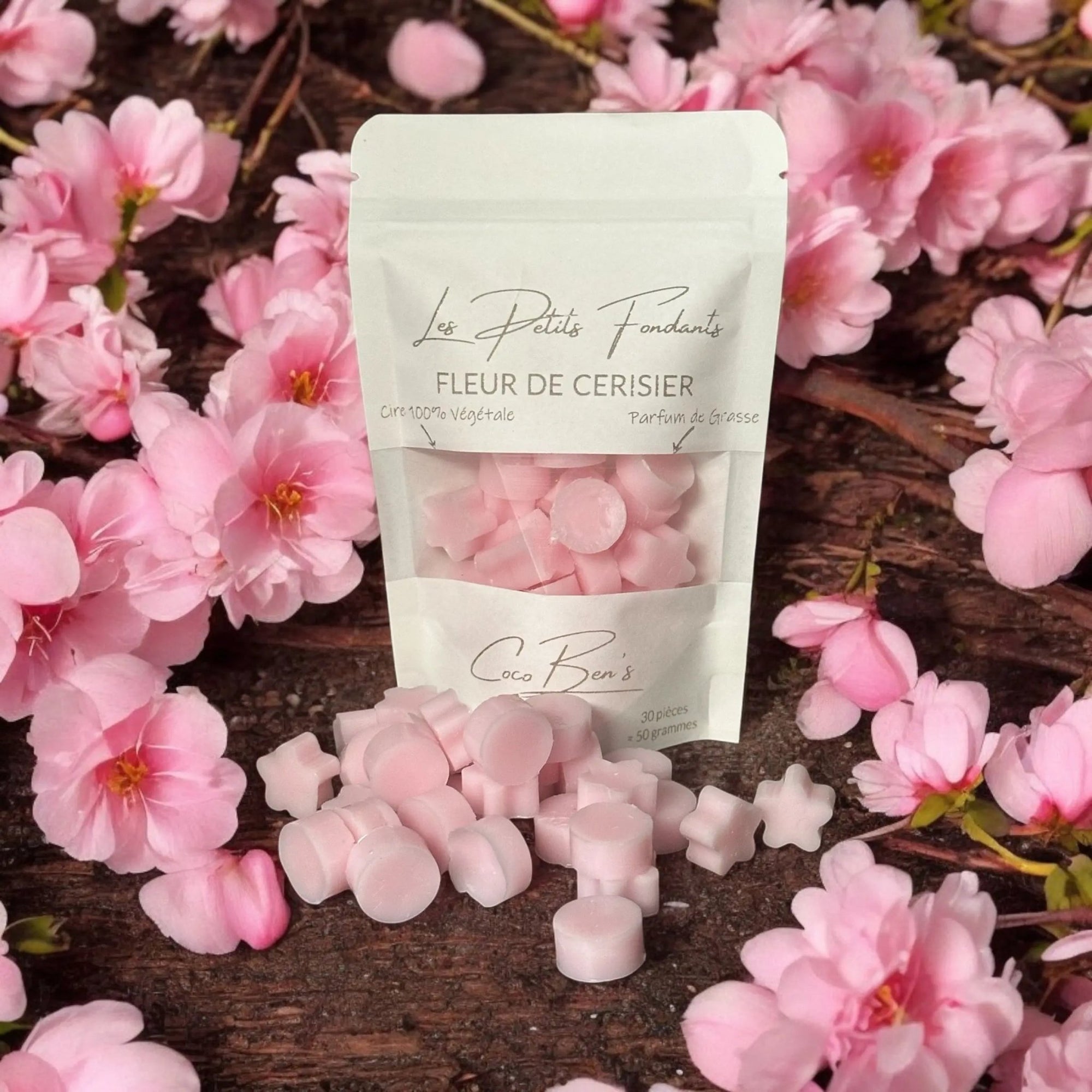 Fondants parfumés - Parfum de Grasse - Fleur de cerisier - CocoBen's