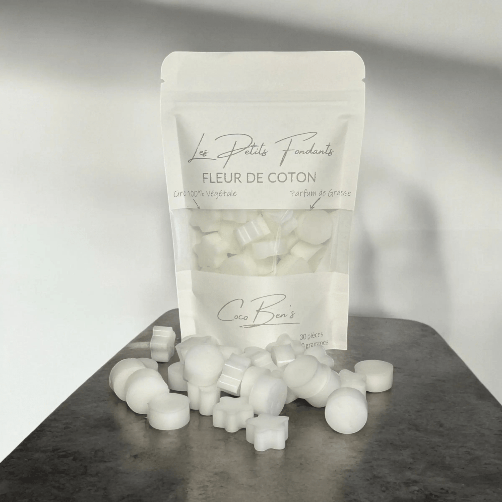 Fondants parfumés - Parfum de Grasse - Fleur de coton - CocoBen's