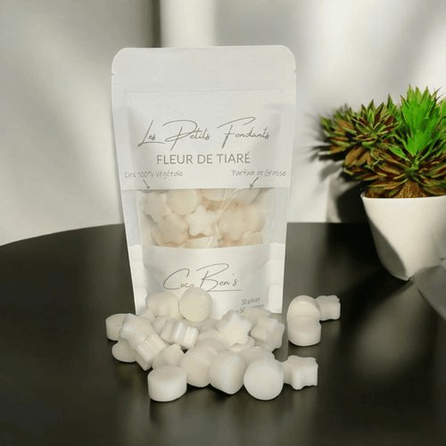 Fondants parfumés - Parfum de Grasse - Fleur de tiaré - CocoBen's