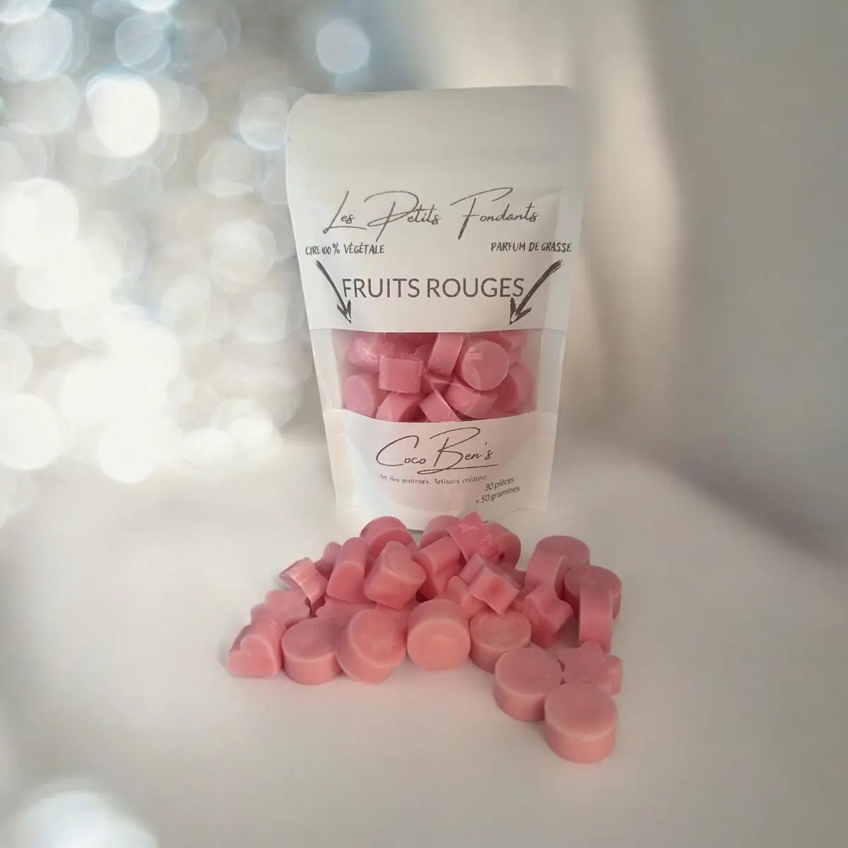 Fondants parfumés - Parfum de Grasse - Fruits rouges - CocoBen's