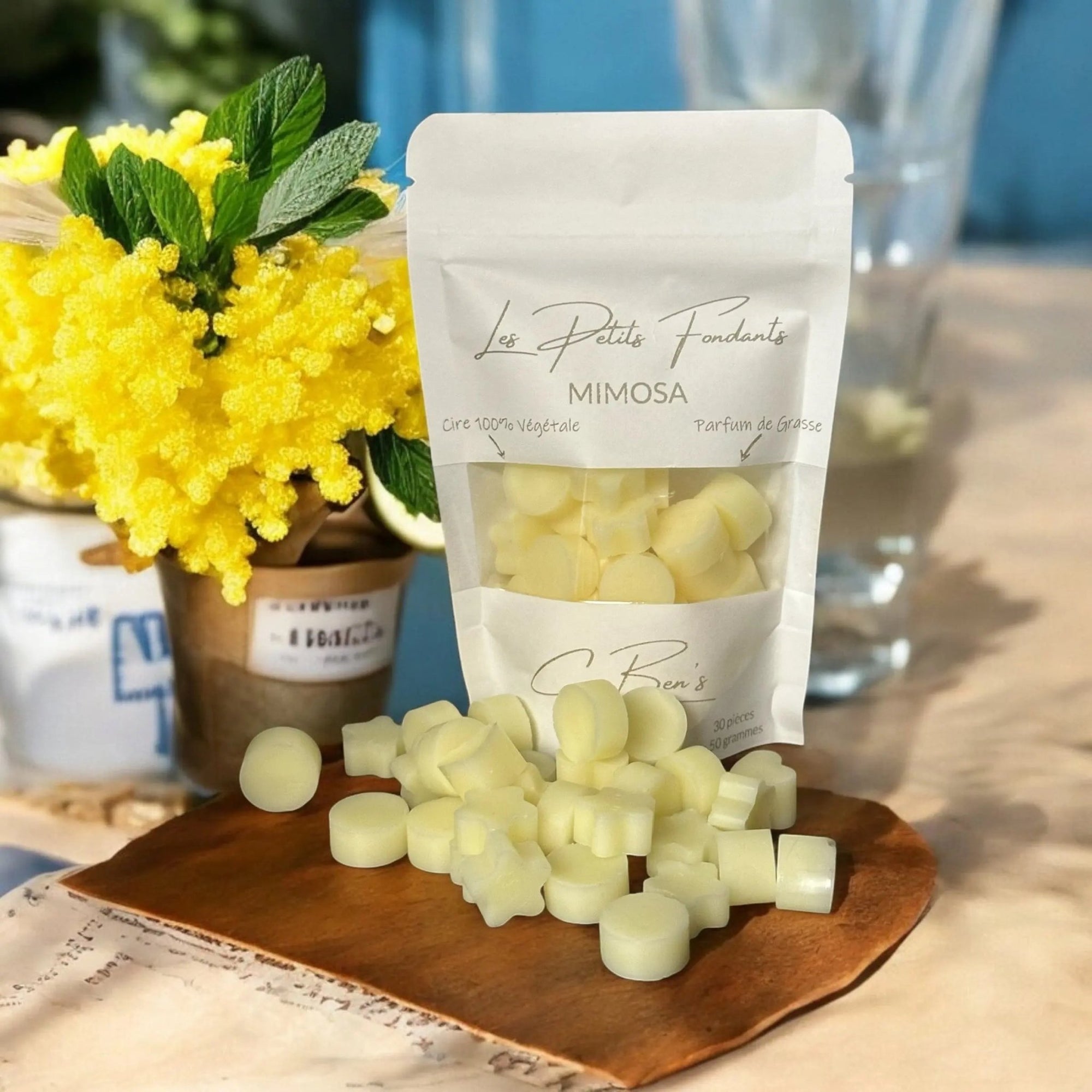 Fondants parfumés - Parfum de Grasse - Mimosa - CocoBen's