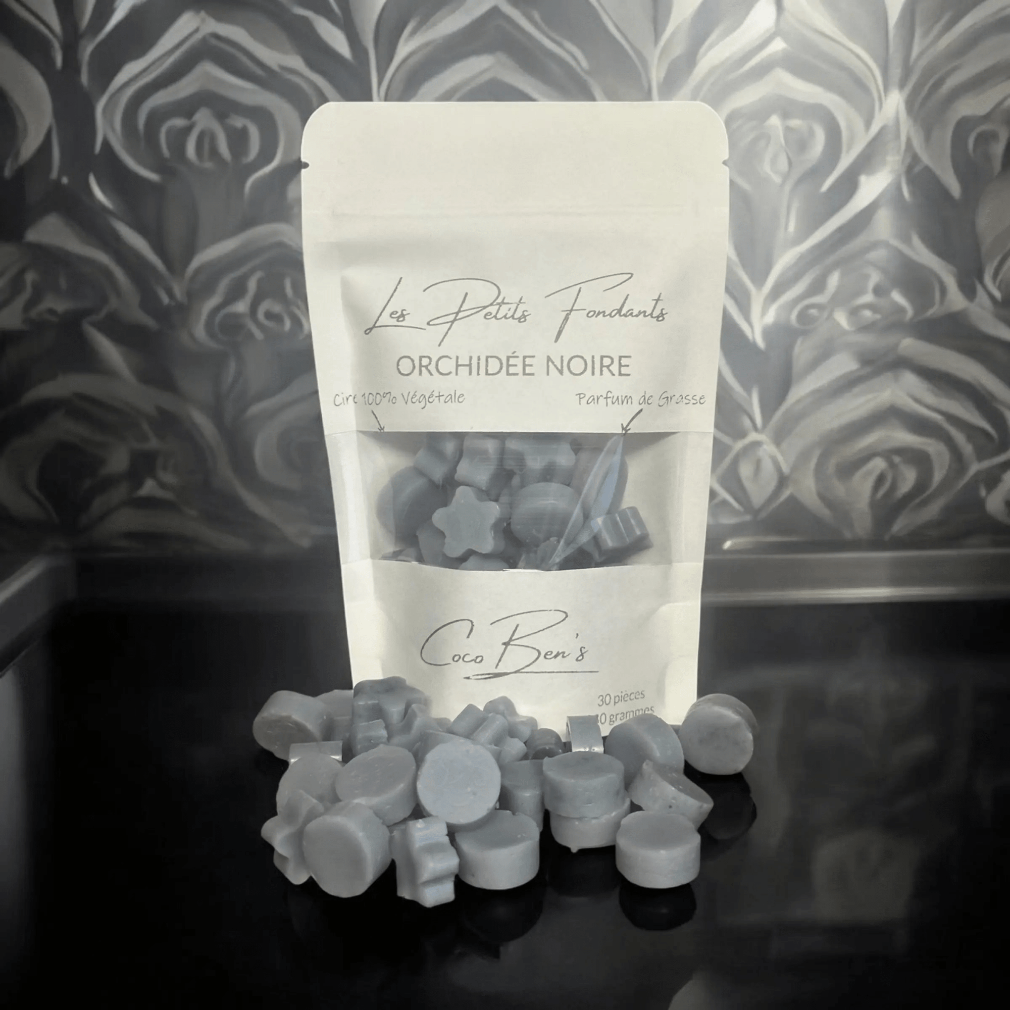 Fondants parfumés - Parfum de Grasse - Orchidée noire - CocoBen's