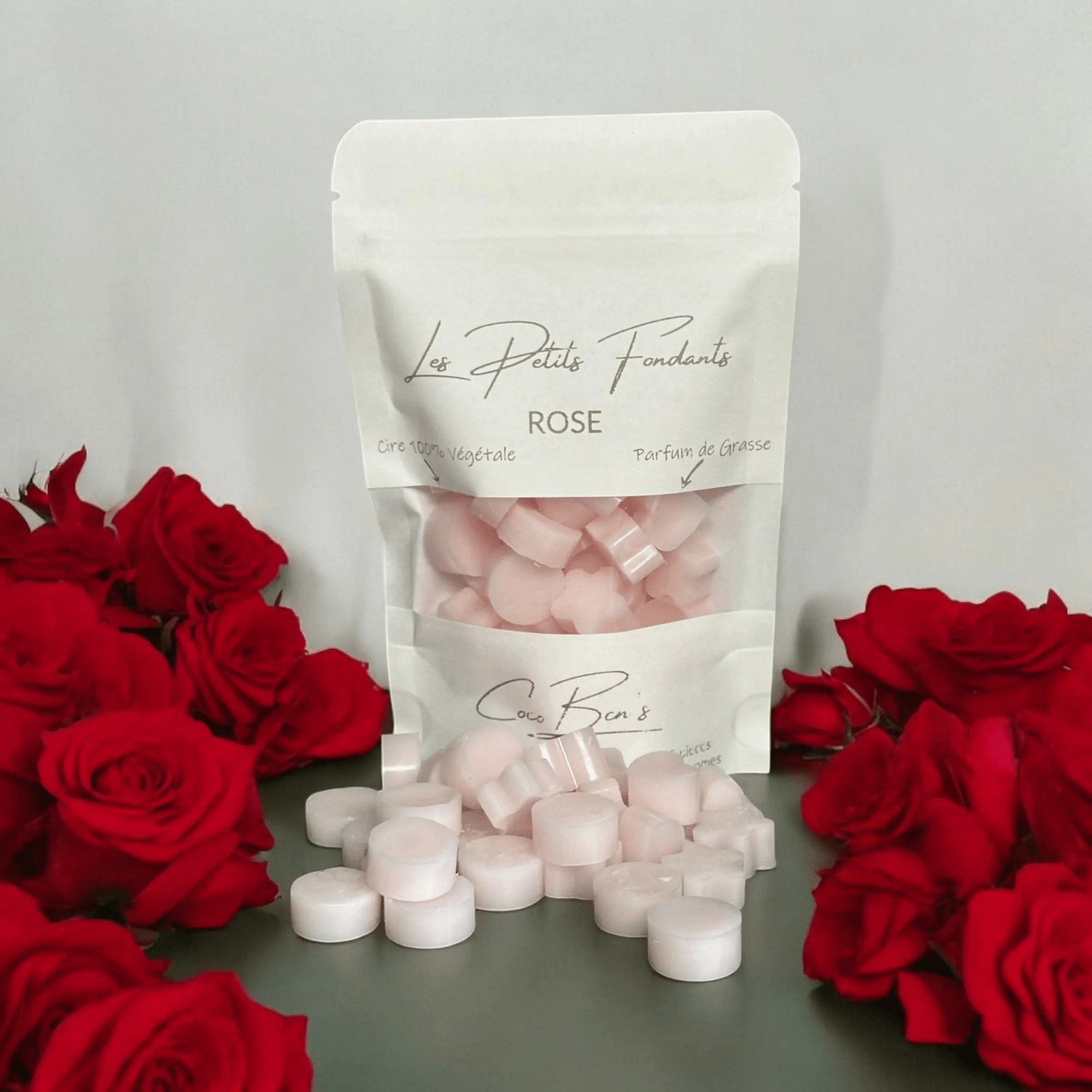 Fondants parfumés - Parfum de Grasse - Rose - CocoBen's