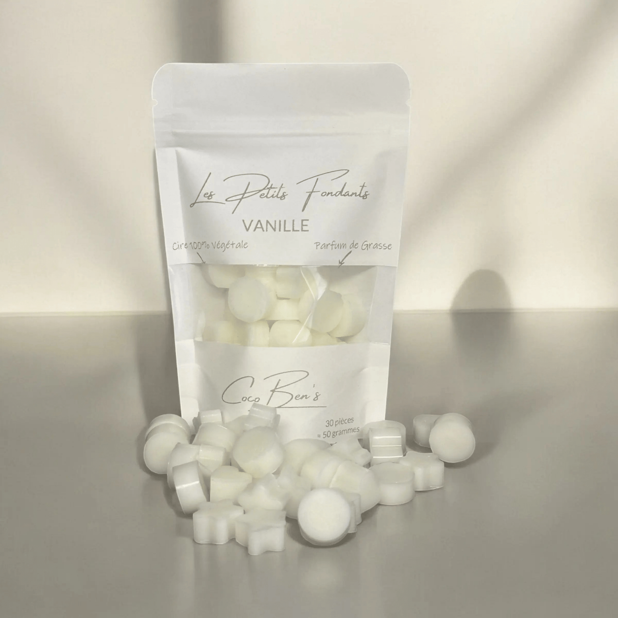 Fondants parfumés - Parfum de Grasse - Vanille - CocoBen's