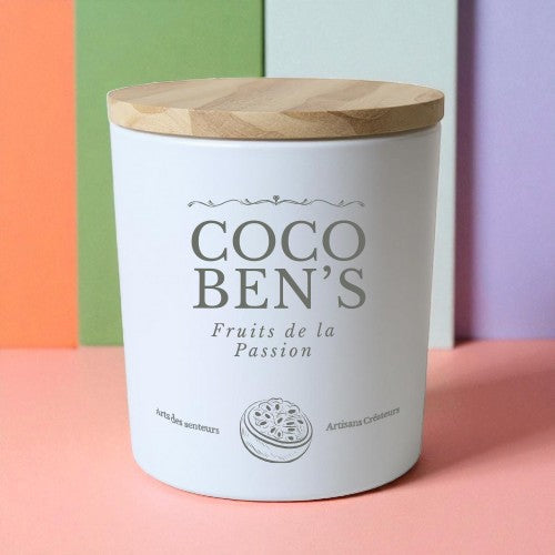 Bougie au parfum de Grasse - Fruits de la Passion - 200ml CocoBen's - Maison