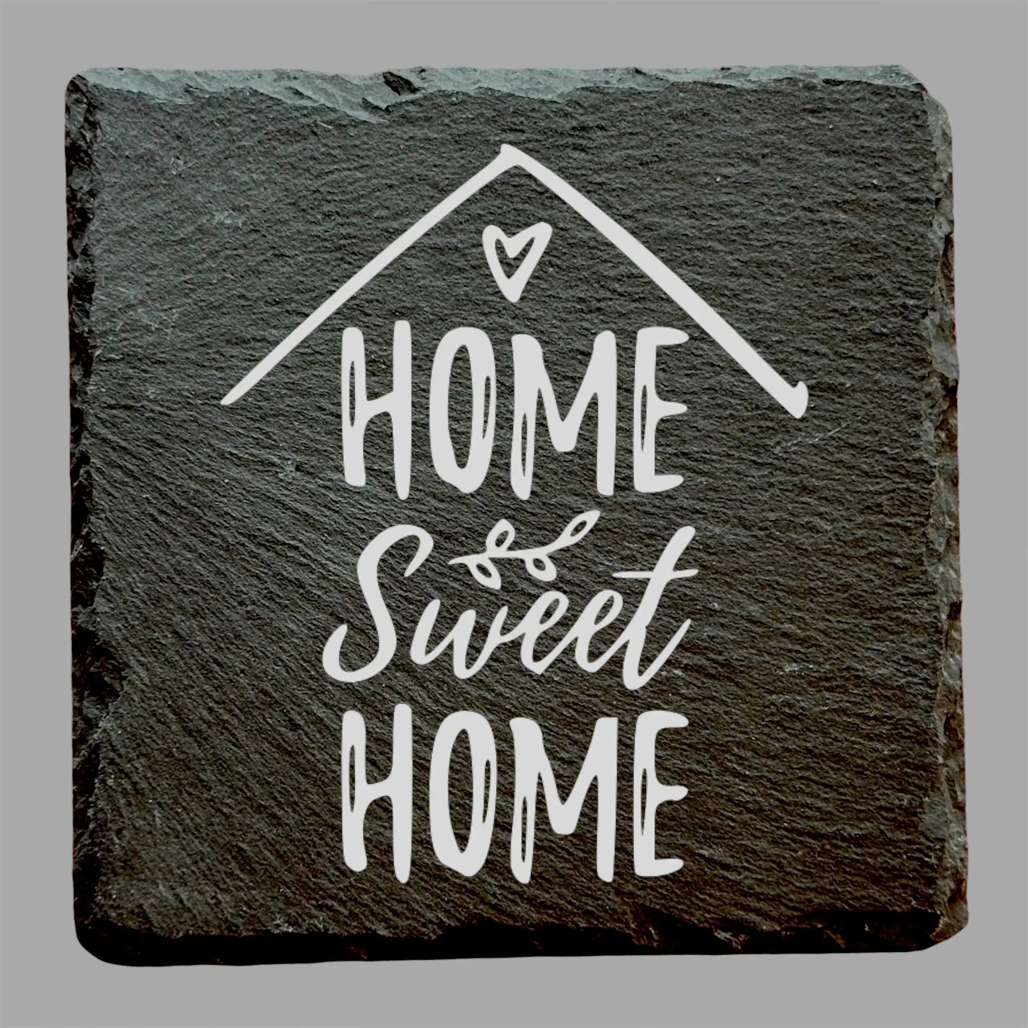 Home Sweet Home - Ardoise carrée personnalisée - CocoBen's