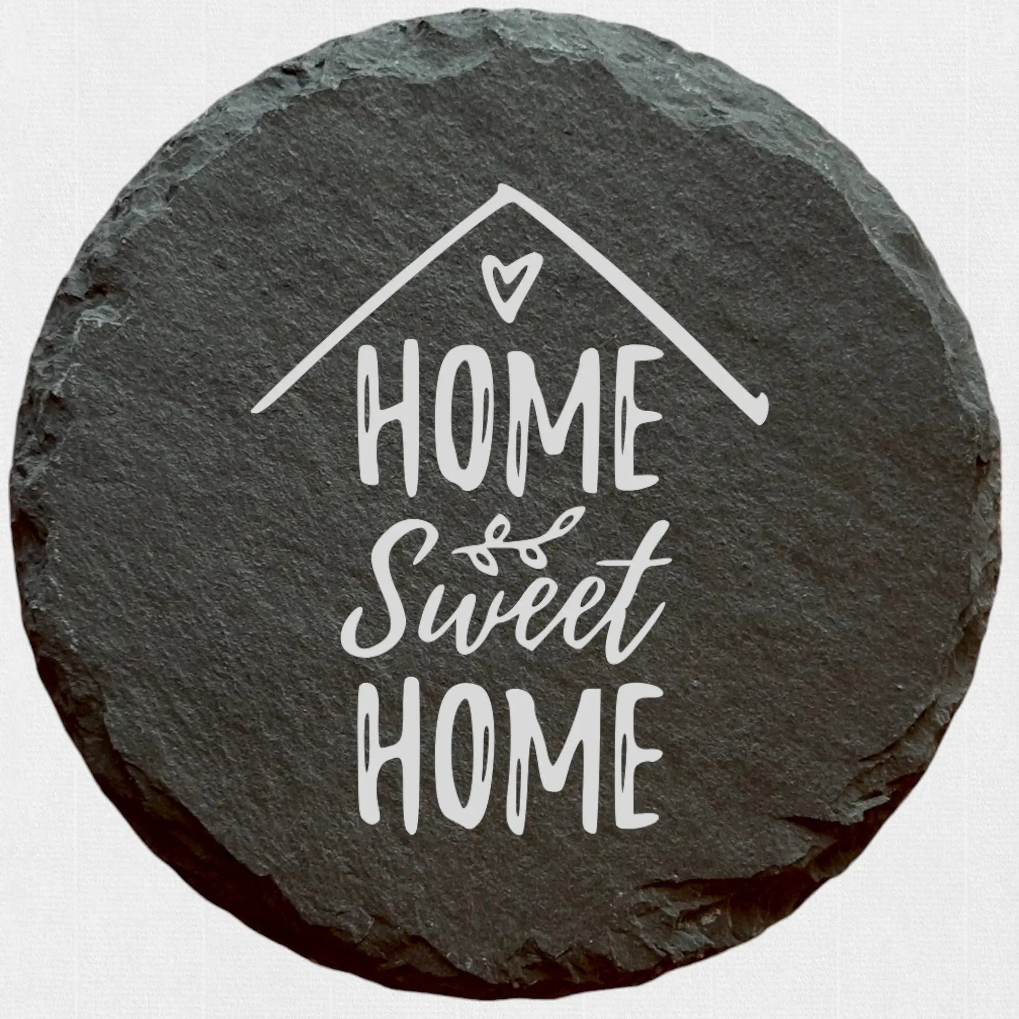 Home Sweet Home - Ardoise ronde personnalisée - CocoBen's