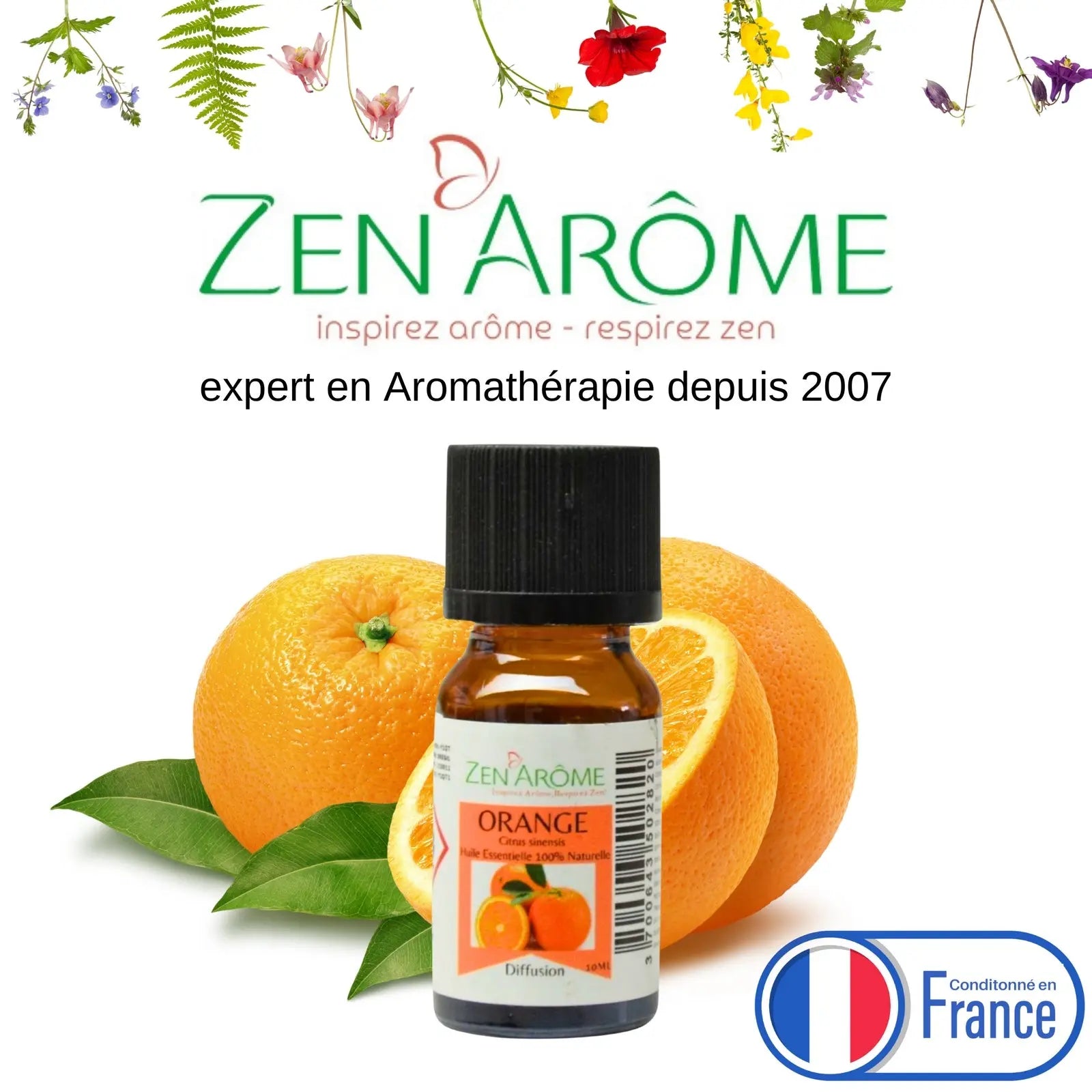 Huiles Essentielles - Orange Douce - 10 ml - CocoBen's