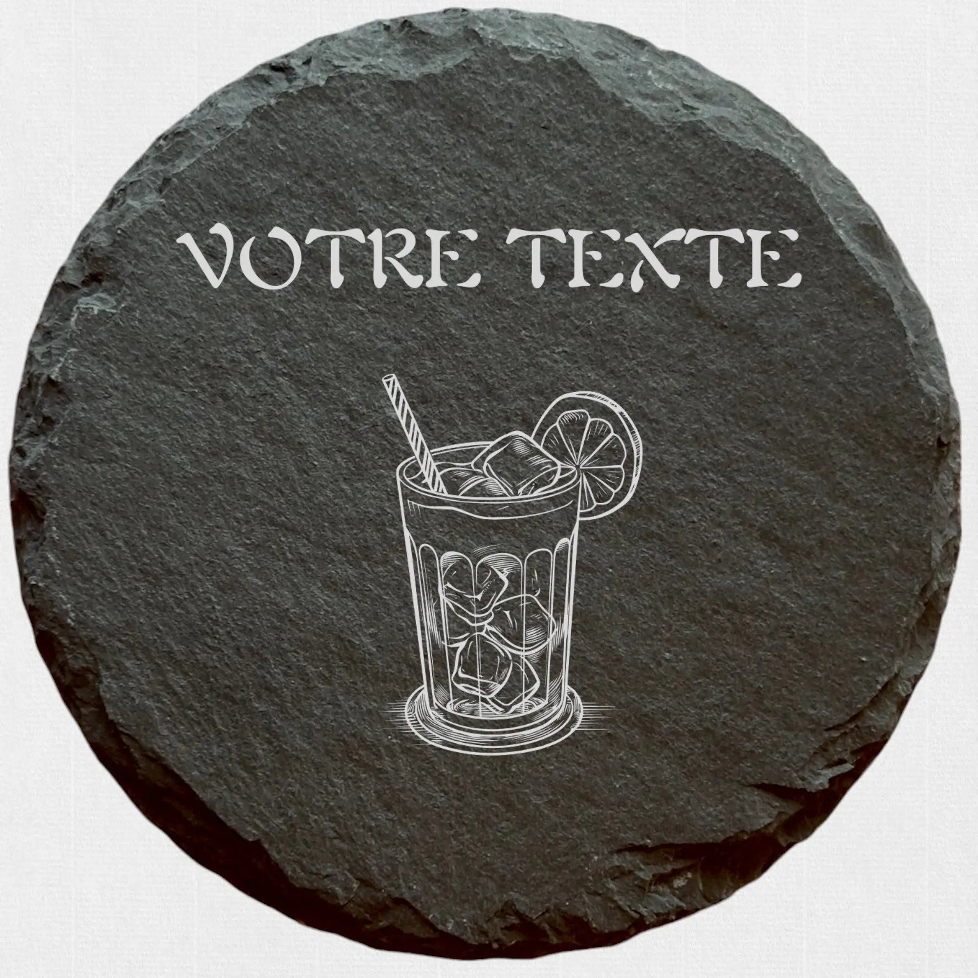 Mojito - Ardoise ronde personnalisée - CocoBen's