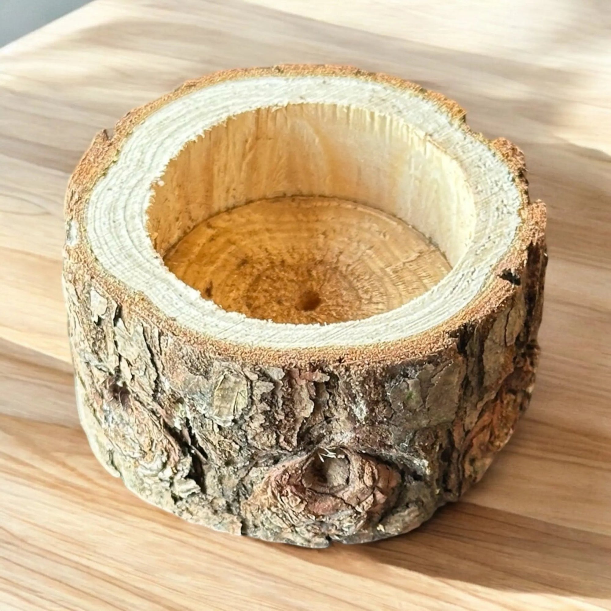 Petit bougeoir en bois - CocoBen's