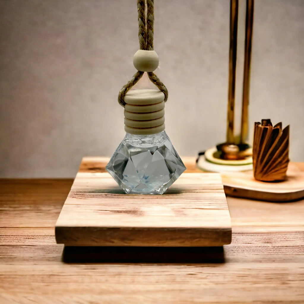 Petit diffuseur de voiture - Lithothérapie - Aigue - Marine - CocoBen's