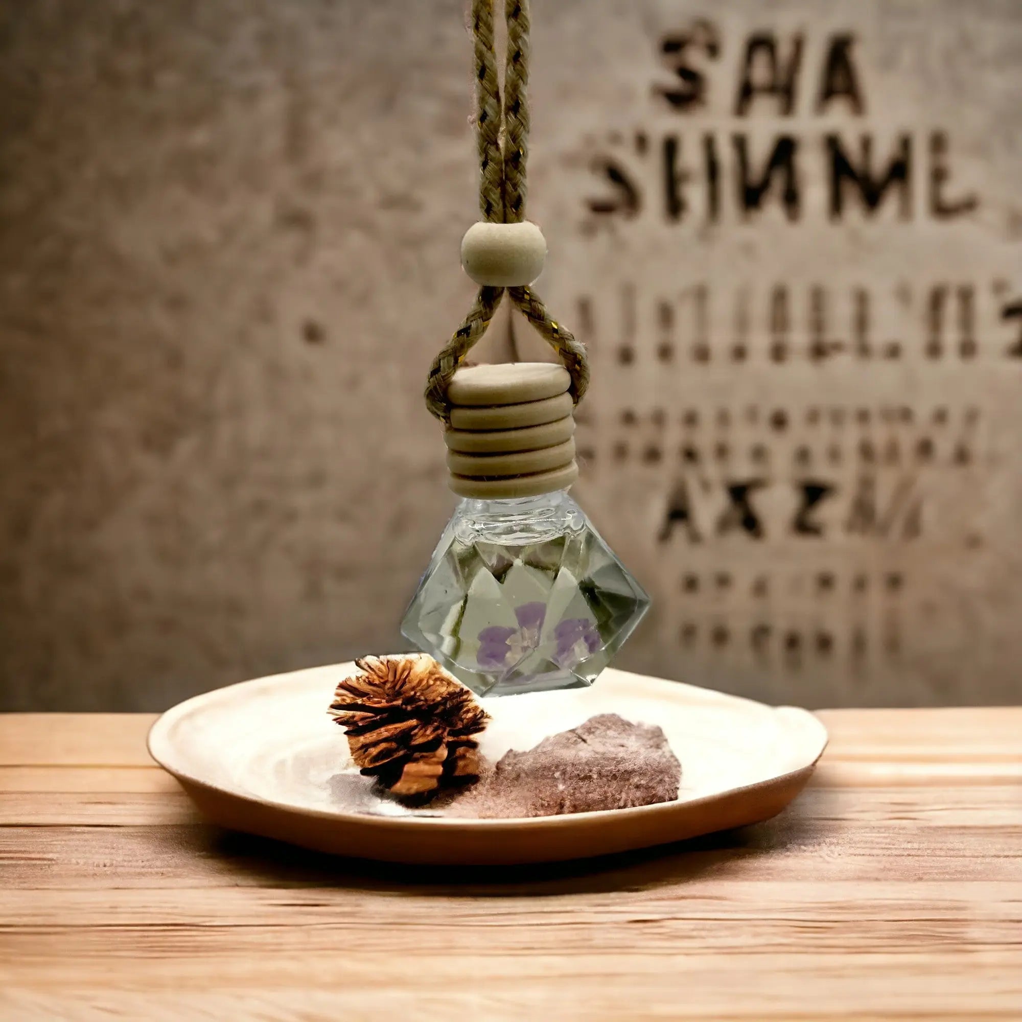 Petit diffuseur de voiture - Lithothérapie - Améthyste - CocoBen's