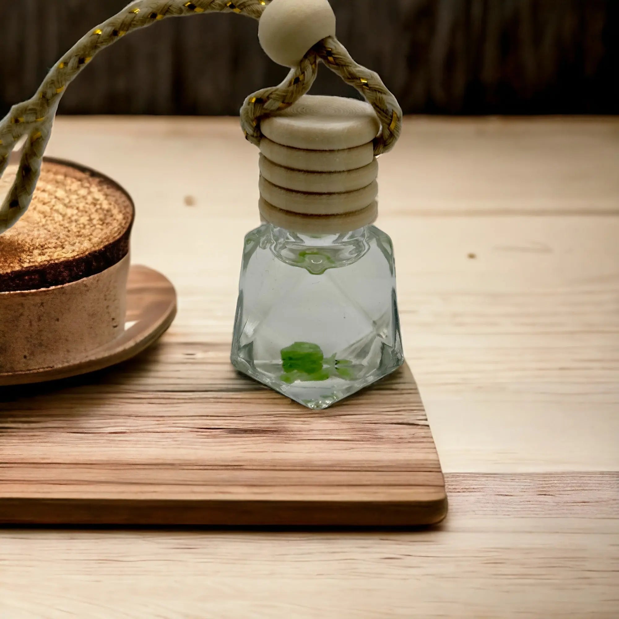 Petit diffuseur de voiture - Lithothérapie - Jade - CocoBen's