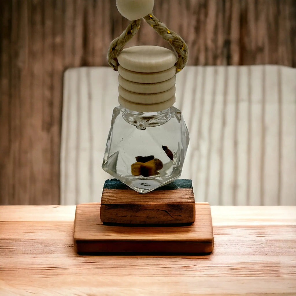 Petit diffuseur de voiture - Lithothérapie - Œil de Tigre - CocoBen's