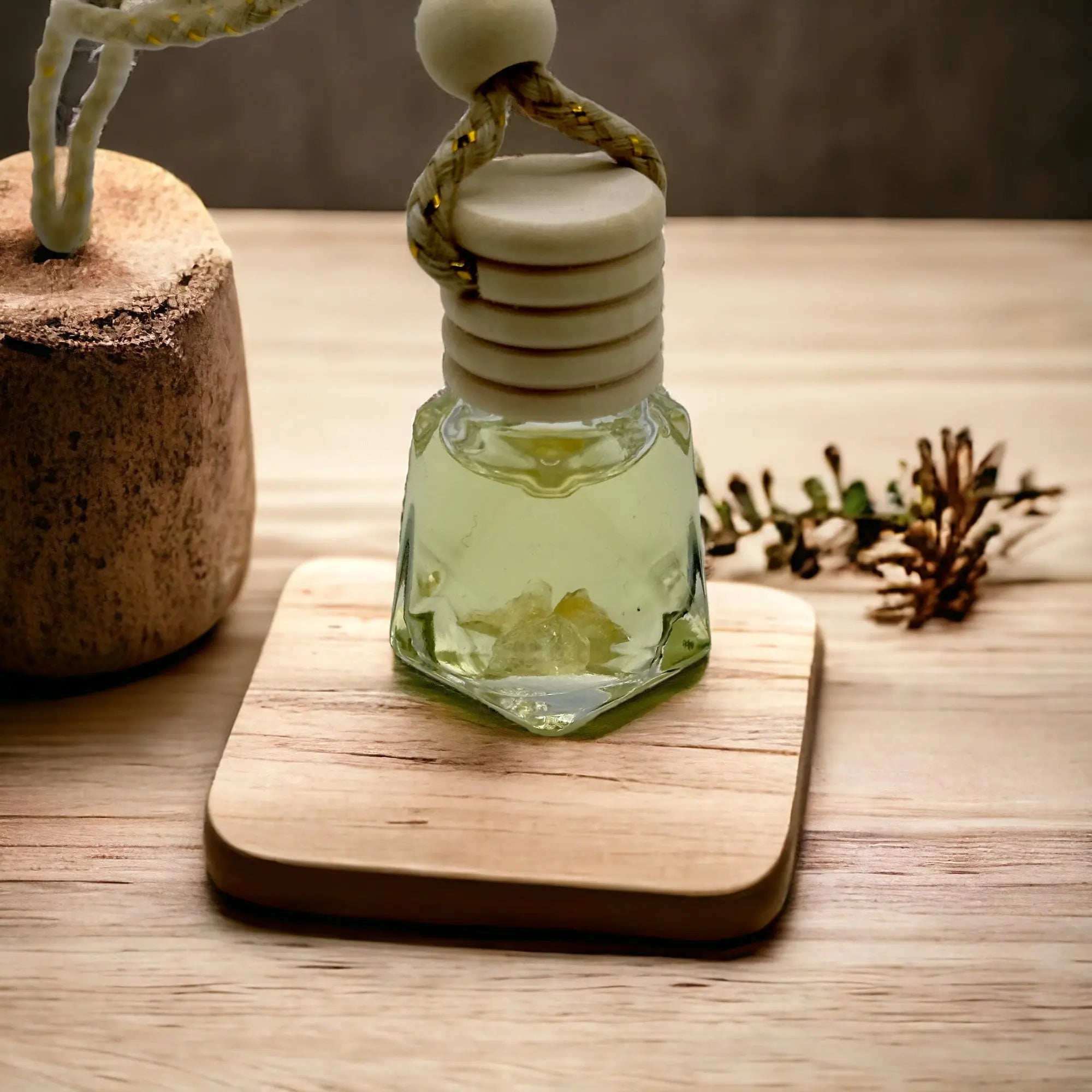 Petit diffuseur de voiture - Lithothérapie - Topaze - CocoBen's