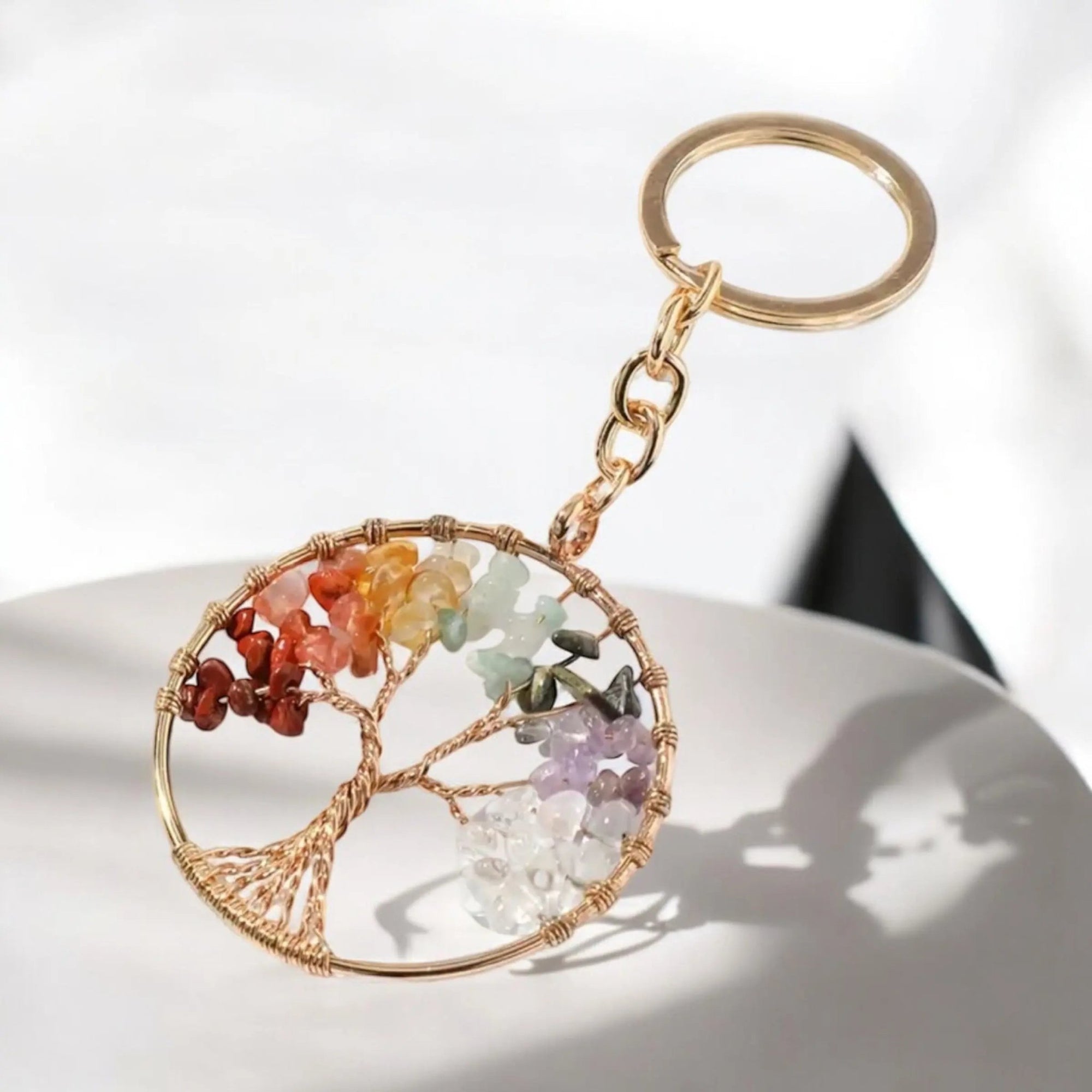 Porte - clé Arbre de Vie en Pierres Naturelles - CocoBen's