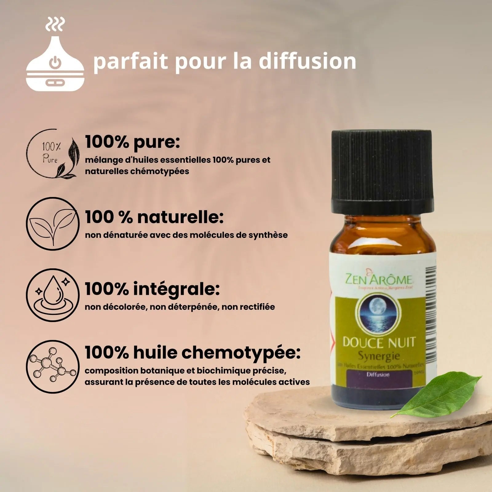 Synergie d'huiles essentielles - Douce Nuit - 10 ml - CocoBen's