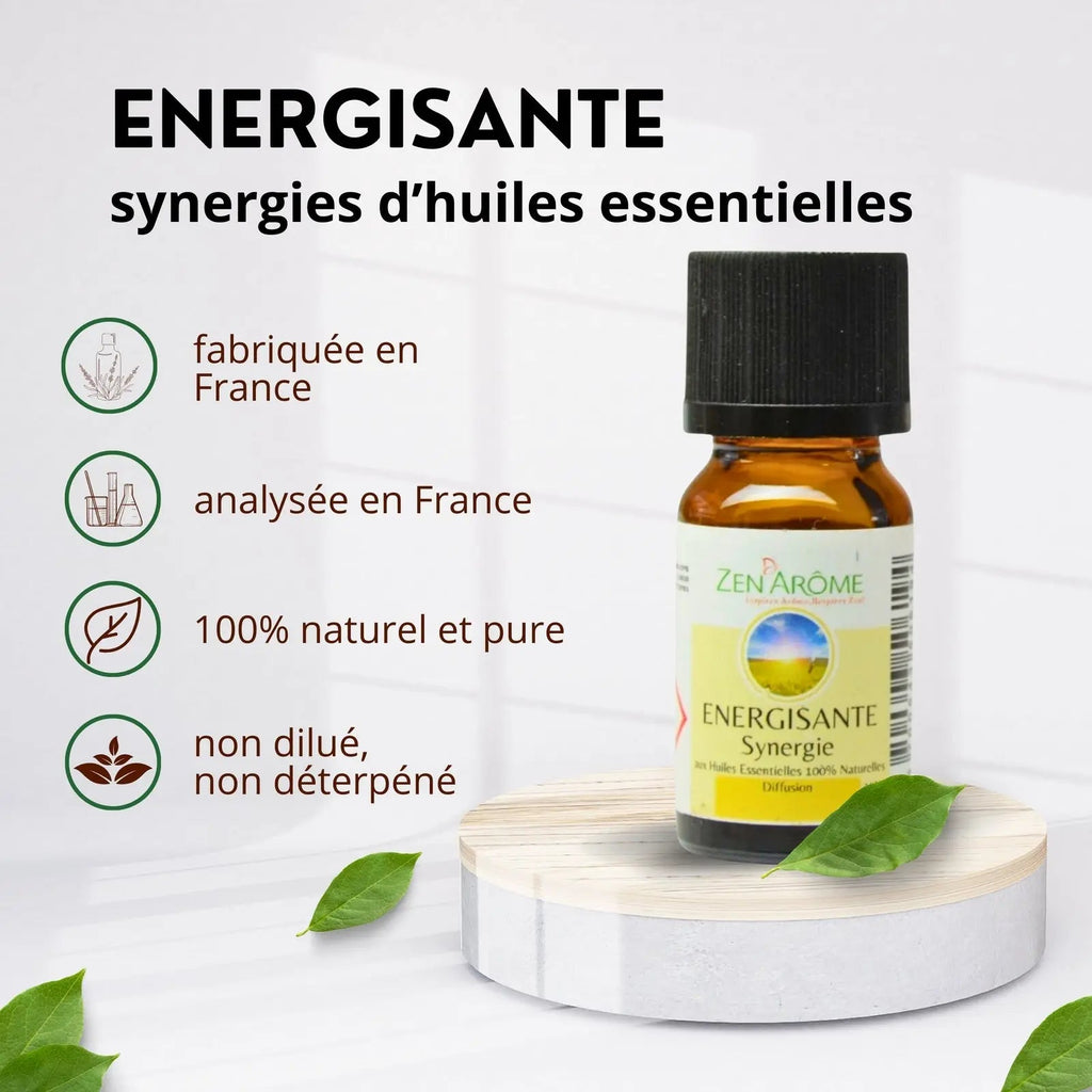 Synergie d'huiles essentielles - Energisante - 10 ml - CocoBen's