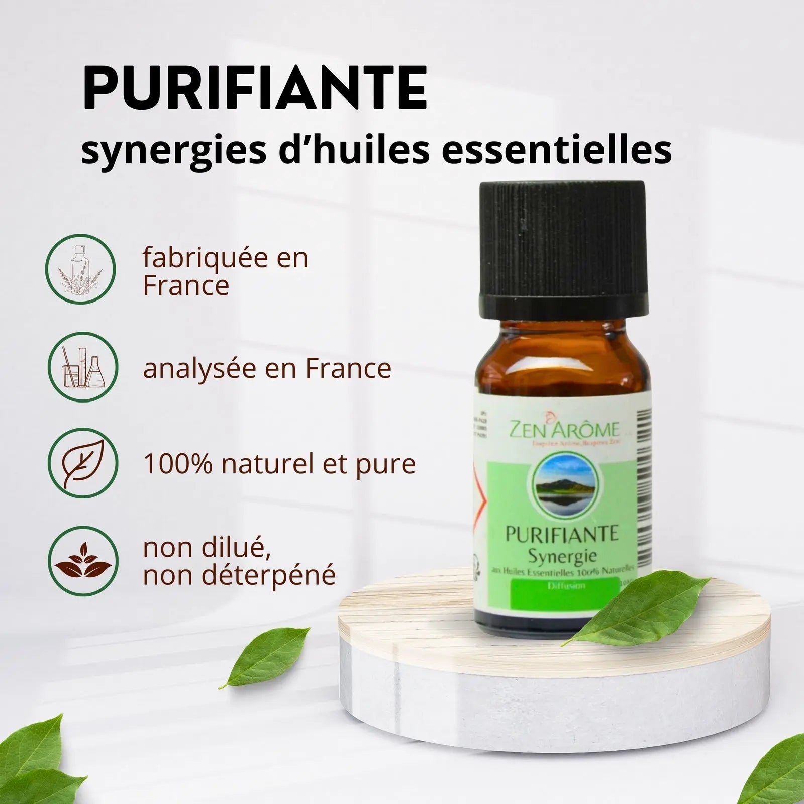 Synergie d'huiles essentielles - Purifiante - 10 ml - CocoBen's