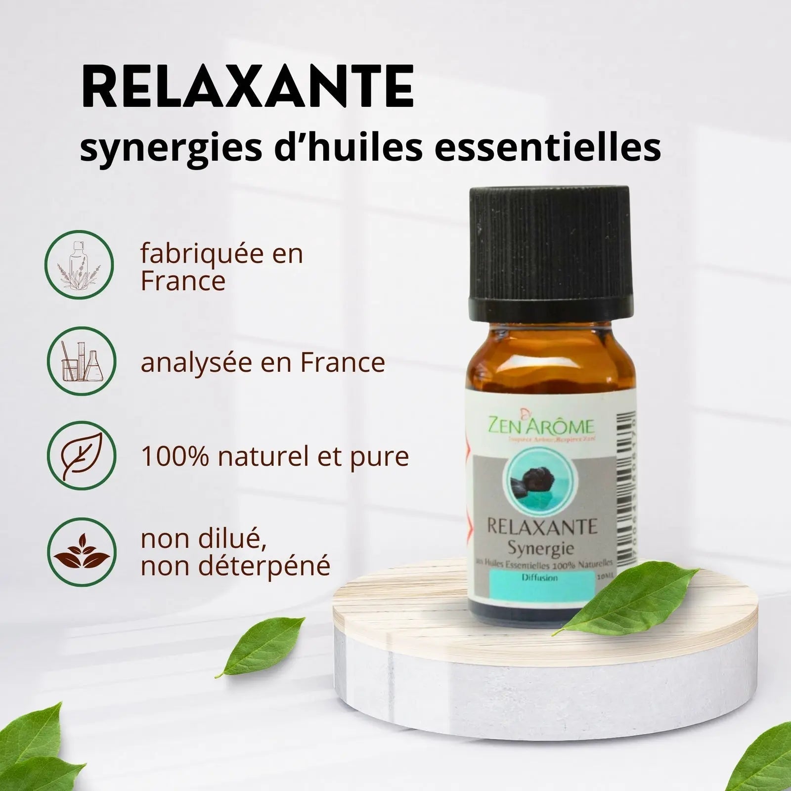 Synergie d'huiles essentielles - Relaxante - 10 ml - CocoBen's