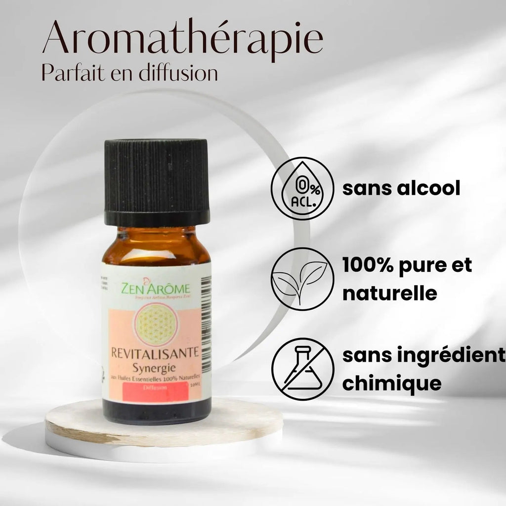 Synergie d'huiles essentielles - Revitalisante - 10 ml - CocoBen's