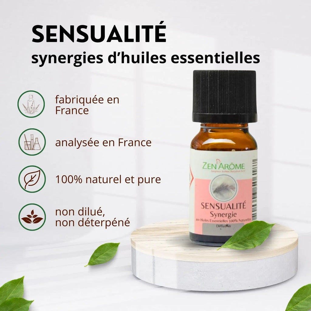 Synergie d'huiles essentielles - Sensualité - 10 ml - CocoBen's