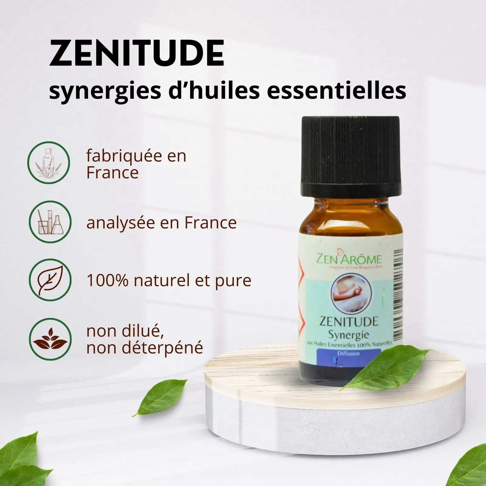Synergie d'huiles essentielles - Zenitude - 10 ml - CocoBen's