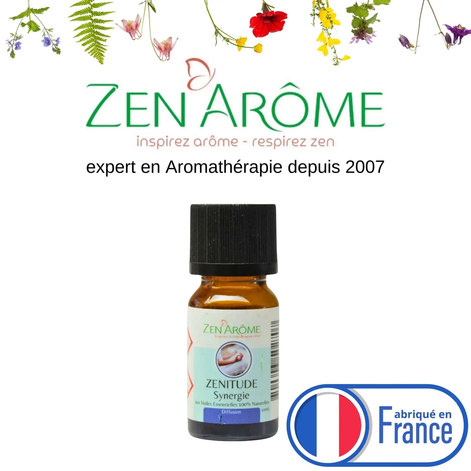 Synergie d'huiles essentielles - Zenitude - 10 ml - CocoBen's