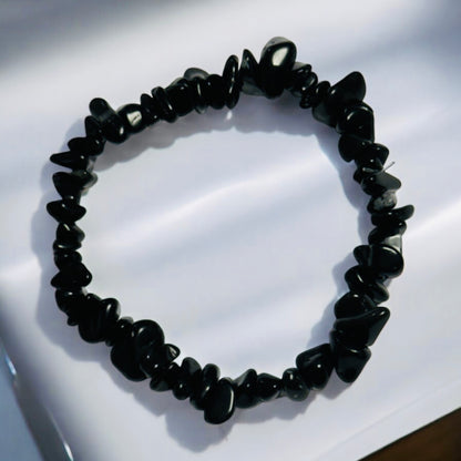 Bracelet - Obsidienne