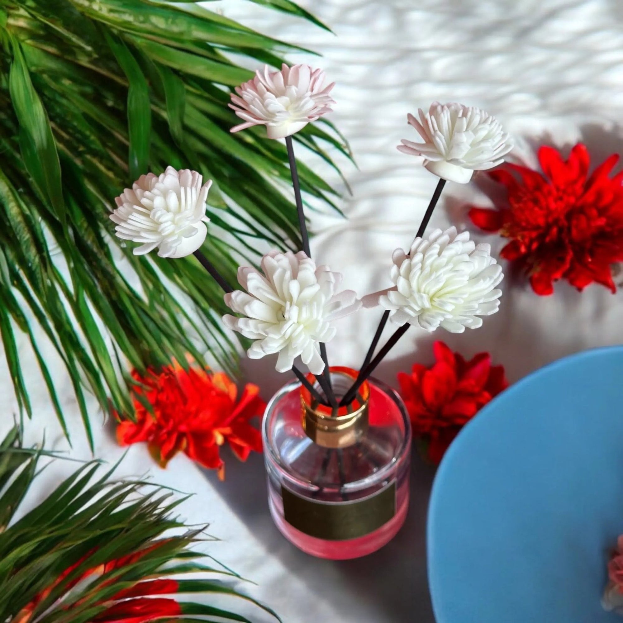 Tiges pour diffuseurs de parfums - 5 Fleurs blanches - CocoBen's